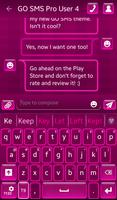 Hot Pink Keyboard capture d'écran 2