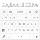 Clavier blanc icône