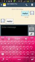 Pink Candy Keyboard ảnh chụp màn hình 1