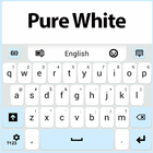 Pure White Keyboard Zeichen