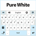 Pure White Keyboard-icoon