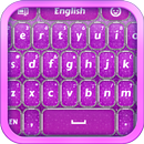 Purple Glitter Keyboard APK