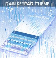 Rain Keypad Theme plakat