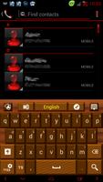 Dark Chocolate Keyboard پوسٹر