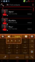 Dark Chocolate Keyboard اسکرین شاٹ 3