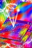 Color Tiles Keyboard Theme Plakat