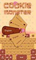 Cookie Monster Keyboard Theme syot layar 1