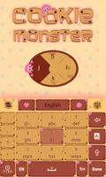 Cookie Monster Keyboard Theme تصوير الشاشة 2