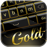 Elegant Gold Keyboard icône
