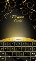 Elegant Gold Keyboard Ekran Görüntüsü 1