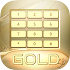 Gold Keyboard for Galaxy S6 Zeichen