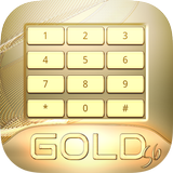 Gold Keyboard for Galaxy S6 Zeichen