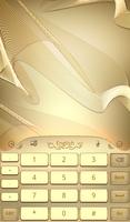 Gold Keyboard for Galaxy S6 Screenshot 1