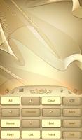 Gold Keyboard for Galaxy S6 Screenshot 2