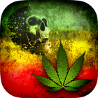 Rasta Skull Keyboard أيقونة