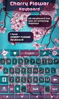Cherry Flower Keyboard Theme screenshot 2