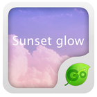 GO Keyboard Sunset glow theme icône