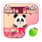 Cute Bear GO Keyboard Theme icône