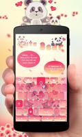 Cute Bear GO Keyboard Theme Cartaz