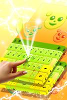 Cute Green Bear Keyboard Theme 스크린샷 1