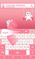 GO Keyboard Cute Kitty Theme screenshot 1