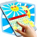 Cute Sun Emoji Keyboard Theme APK