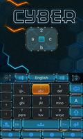 Cyber GO Keyboard Theme  Emoji screenshot 1