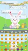 Easter Bunny Klavye Ekran Görüntüsü 2