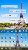 Torre Eiffel Keyboard imagem de tela 2
