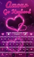 Amour Go Keyboard Theme Affiche