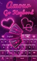Amour Go Keyboard Theme capture d'écran 1