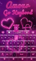 Amour Go Keyboard Theme capture d'écran 2