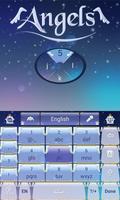 Angels Keyboard Theme & Emoji capture d'écran 1
