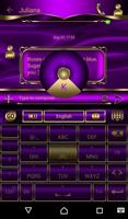 Abstract Violet Go Keyboard th Ekran Görüntüsü 1