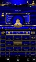 Abstract Blue Go Keyboard them screenshot 1