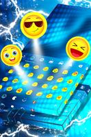 Abstract Blue Shades Keyboard screenshot 3