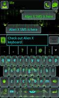 GO Keyboard Alien X screenshot 1