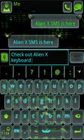 GO Keyboard Alien X 스크린샷 1