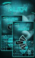 Alien Space GO Keyboard Theme poster
