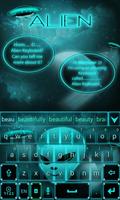 Alien Space GO Keyboard Theme screenshot 3