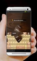 Chocolate Fields GO Keyboard 포스터