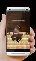 Chocolate Fields GO Keyboard ภาพหน้าจอ 1