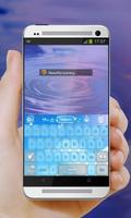 Blue waves GO Keyboard تصوير الشاشة 2