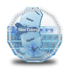 Blue Colored icono