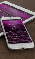 برنامه‌نما Black and Pink GO Keyboard عکس از صفحه