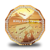 Kitty Love Orange GO Keyboard 圖標