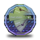 Owl stare GO Keyboard ícone
