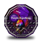 Purple Injection GO Keyboard Zeichen