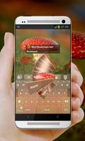 Red Mushroom GO Keyboard اسکرین شاٹ 1