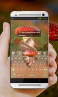 Red Mushroom GO Keyboard ảnh chụp màn hình 3